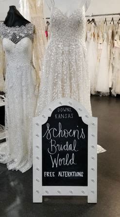 schoens bridal world downs ks.